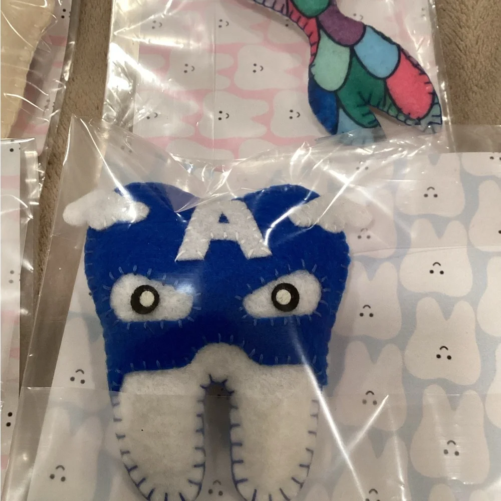 Handcrafted Tooth Fairy Pillows CHOOSE ONE w/ certificate - Picture 8 of 10